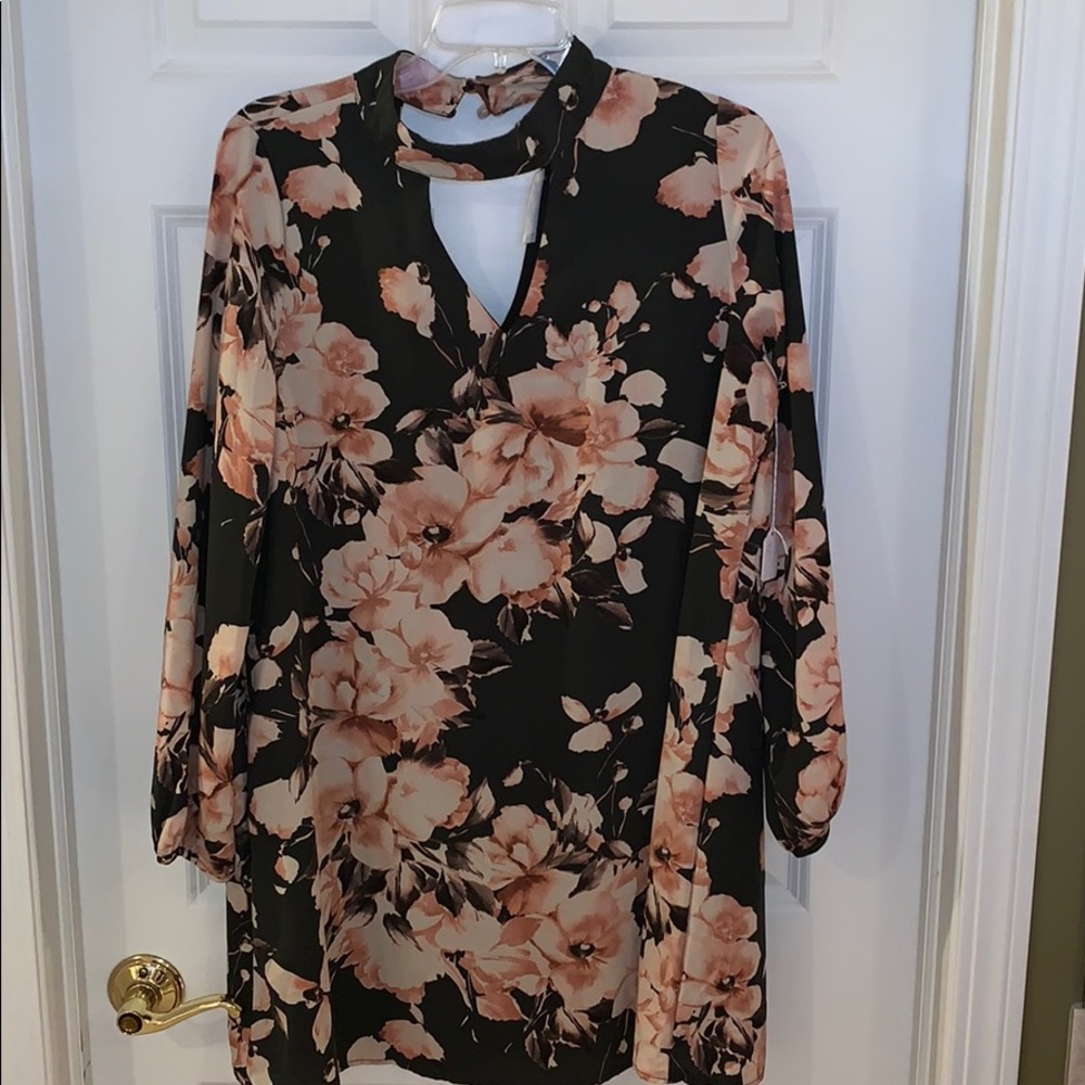 Floral print dress
